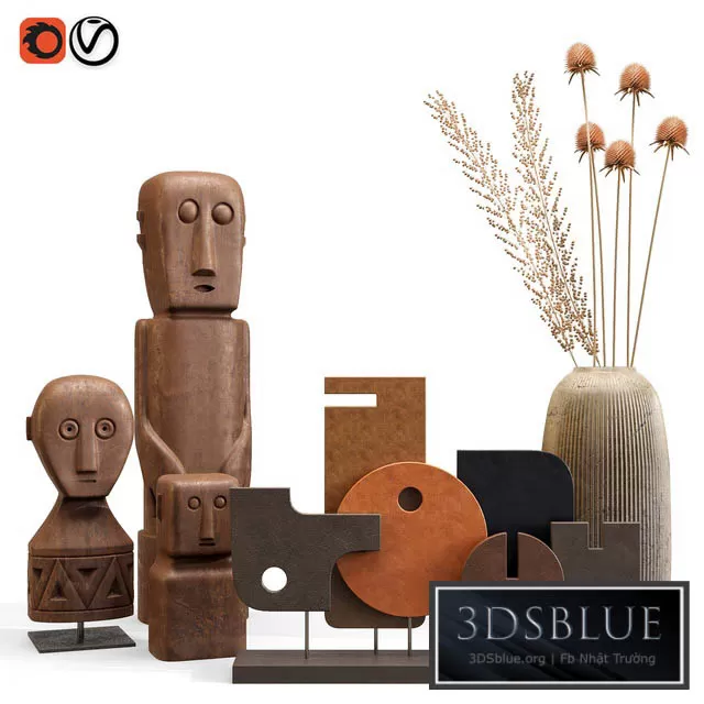 DECORATION – DECORATIVE SET – 3DSKY Models – 3252