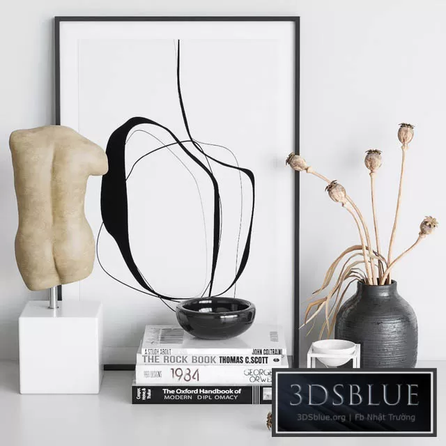 DECORATION – DECORATIVE SET – 3DSKY Models – 3253