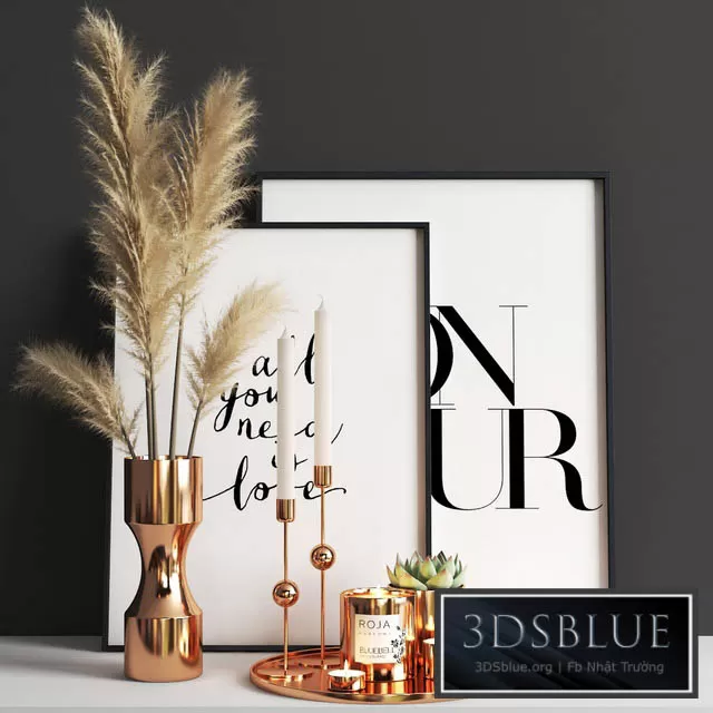 DECORATION – DECORATIVE SET – 3DSKY Models – 3255