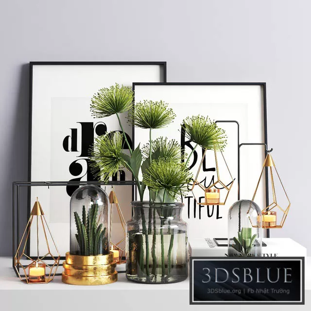 DECORATION – DECORATIVE SET – 3DSKY Models – 3257