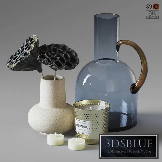 DECORATION – DECORATIVE SET – 3DSKY Models – 3263