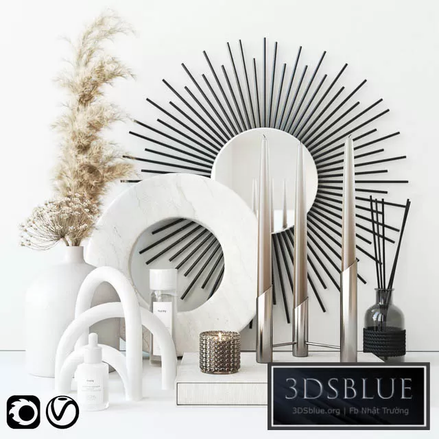 DECORATION – DECORATIVE SET – 3DSKY Models – 3265