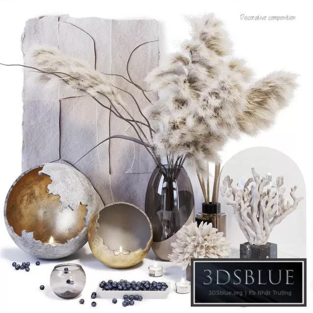 DECORATION – DECORATIVE SET – 3DSKY Models – 3280