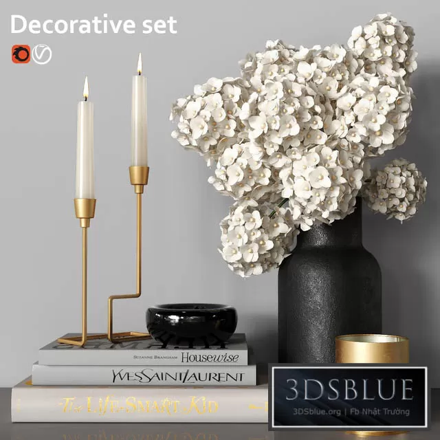 DECORATION – DECORATIVE SET – 3DSKY Models – 3288