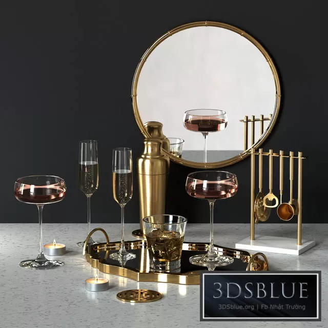 DECORATION – DECORATIVE SET – 3DSKY Models – 3292