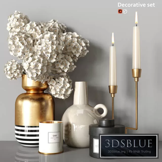 DECORATION – DECORATIVE SET – 3DSKY Models – 3307