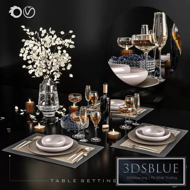 DECORATION – DECORATIVE SET – 3DSKY Models – 3315