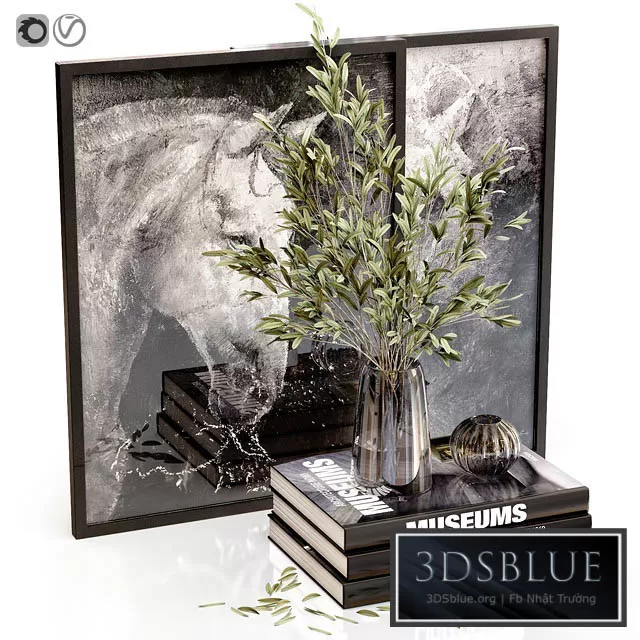 DECORATION – DECORATIVE SET – 3DSKY Models – 3317