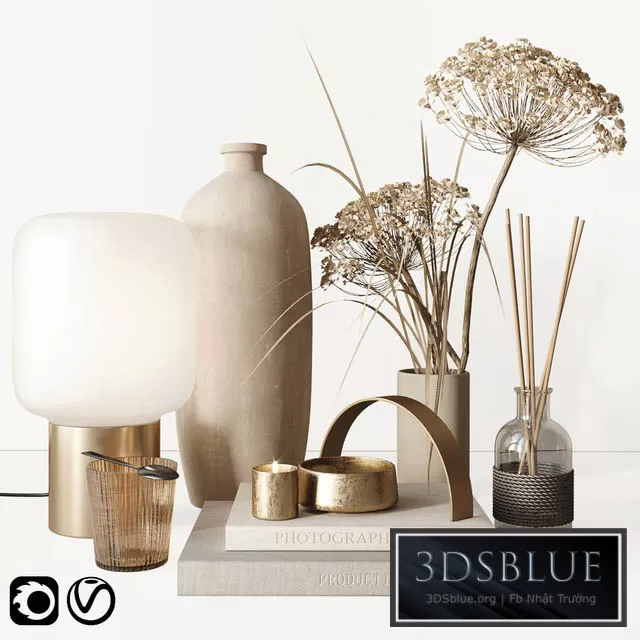 DECORATION – DECORATIVE SET – 3DSKY Models – 3319