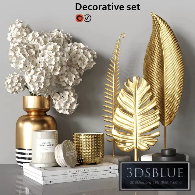 DECORATION – DECORATIVE SET – 3DSKY Models – 3320