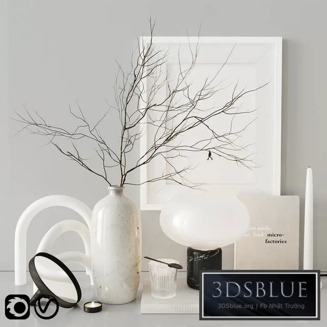 DECORATION – DECORATIVE SET – 3DSKY Models – 3328