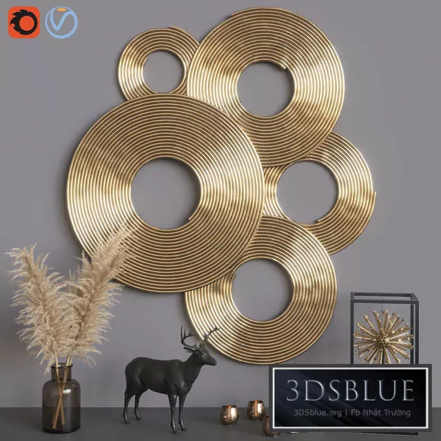 DECORATION – DECORATIVE SET – 3DSKY Models – 3336