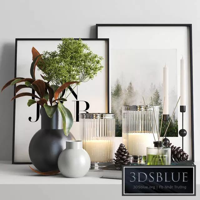 DECORATION – DECORATIVE SET – 3DSKY Models – 3348