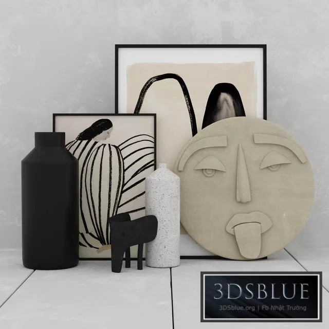 DECORATION – DECORATIVE SET – 3DSKY Models – 3349