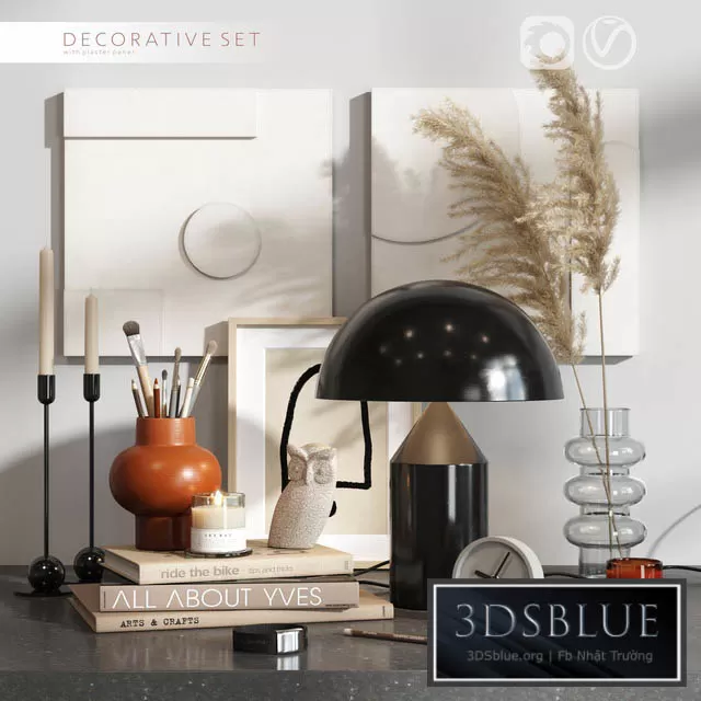 DECORATION – DECORATIVE SET – 3DSKY Models – 3355