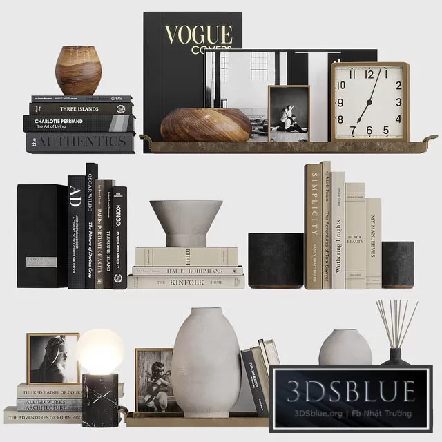 DECORATION – DECORATIVE SET – 3DSKY Models – 3365