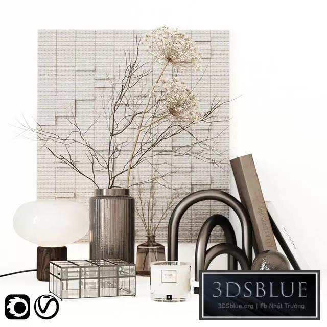 DECORATION – DECORATIVE SET – 3DSKY Models – 3370