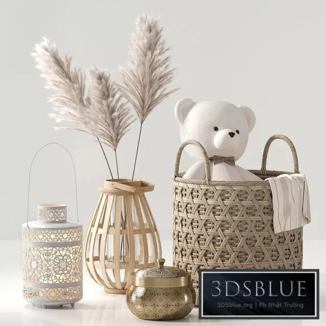 DECORATION – DECORATIVE SET – 3DSKY Models – 3372