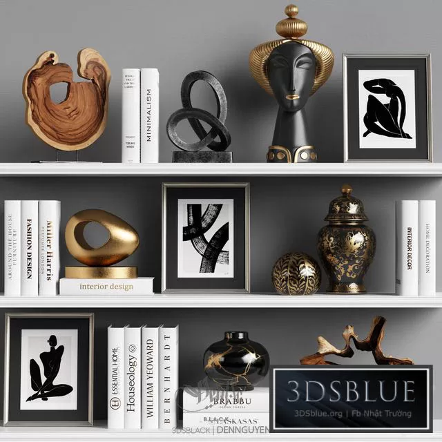 DECORATION – DECORATIVE SET – 3DSKY Models – 3374