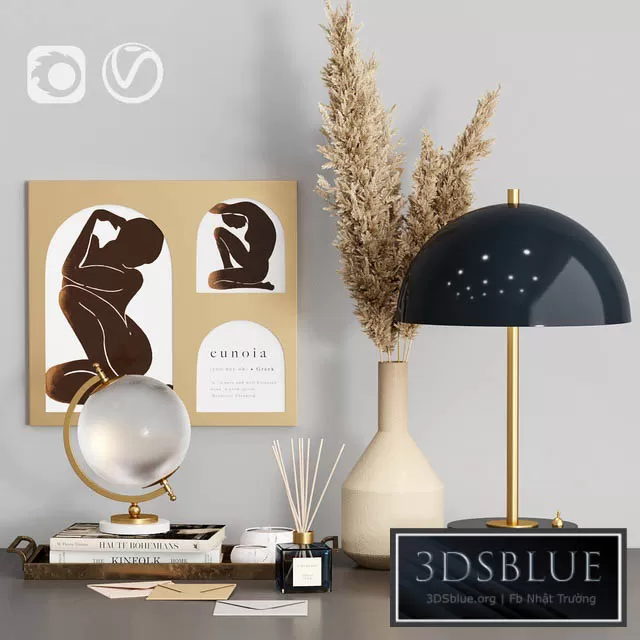 DECORATION – DECORATIVE SET – 3DSKY Models – 3375