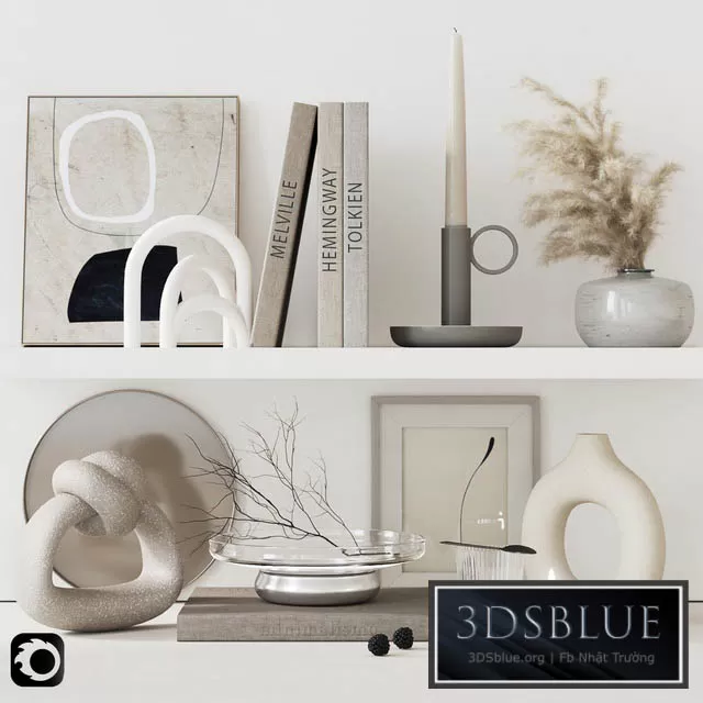 DECORATION – DECORATIVE SET – 3DSKY Models – 3382