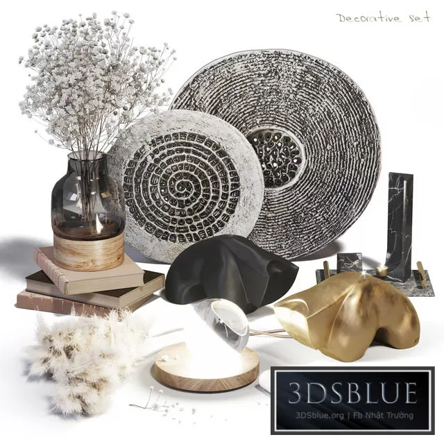 DECORATION – DECORATIVE SET – 3DSKY Models – 3385