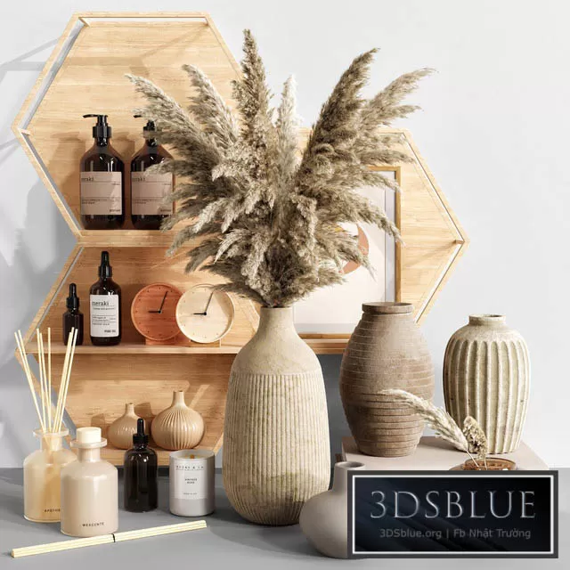 DECORATION – DECORATIVE SET – 3DSKY Models – 3387