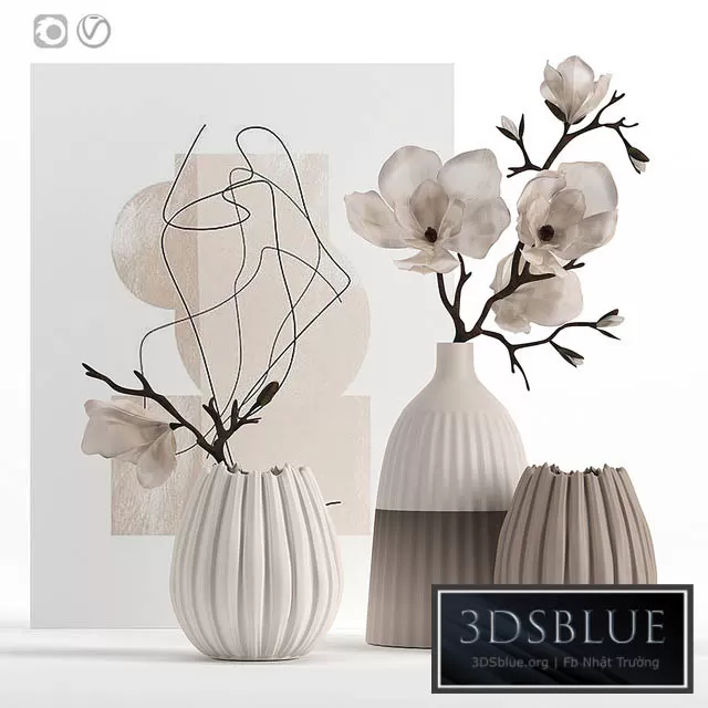 DECORATION – DECORATIVE SET – 3DSKY Models – 3396