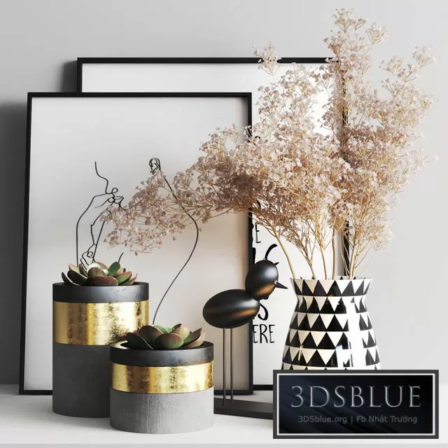 DECORATION – DECORATIVE SET – 3DSKY Models – 3401