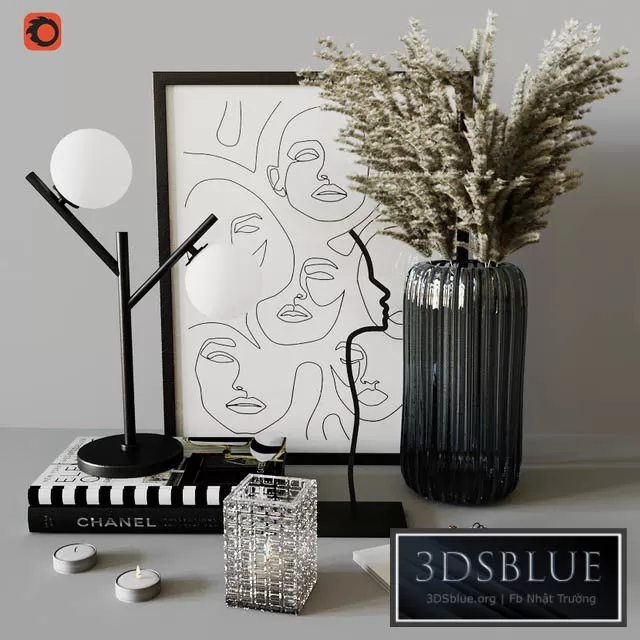 DECORATION – DECORATIVE SET – 3DSKY Models – 3410
