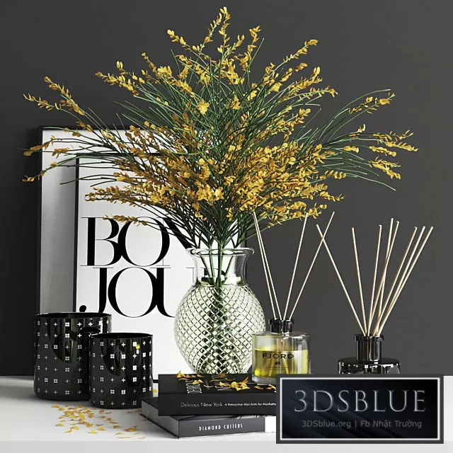 DECORATION – DECORATIVE SET – 3DSKY Models – 3433