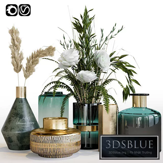 DECORATION – DECORATIVE SET – 3DSKY Models – 3451