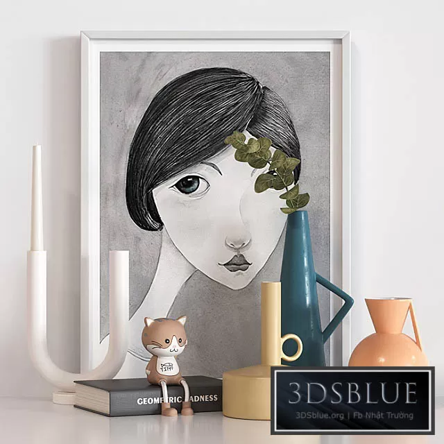 DECORATION – DECORATIVE SET – 3DSKY Models – 3454