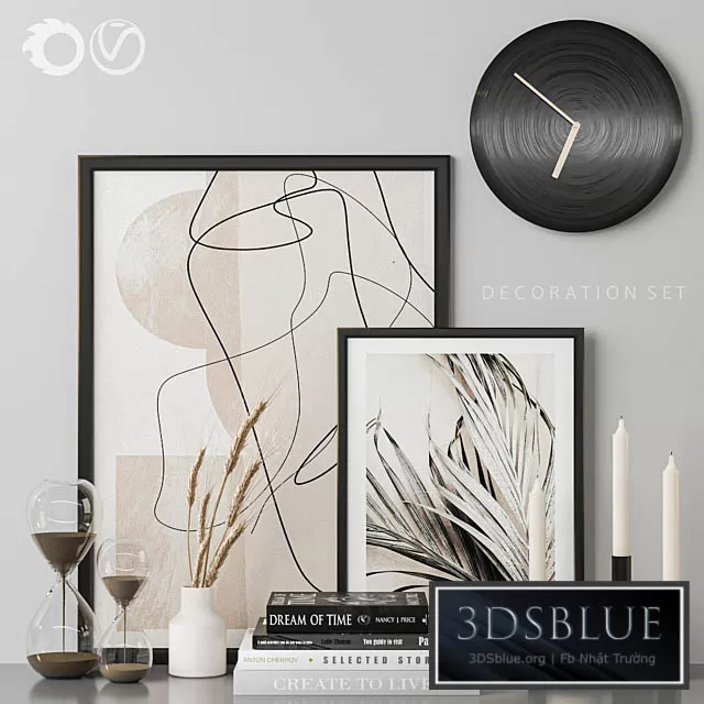 DECORATION – DECORATIVE SET – 3DSKY Models – 3467