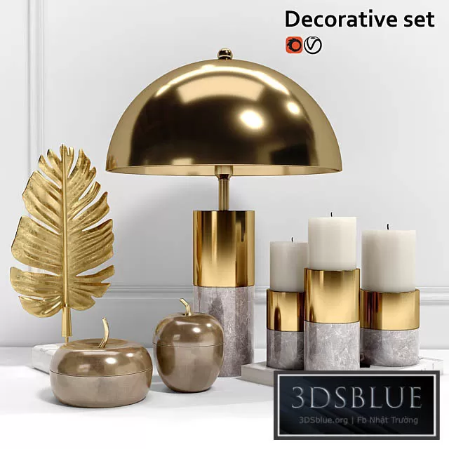 DECORATION – DECORATIVE SET – 3DSKY Models – 3486