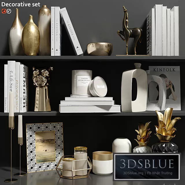 DECORATION – DECORATIVE SET – 3DSKY Models – 3522
