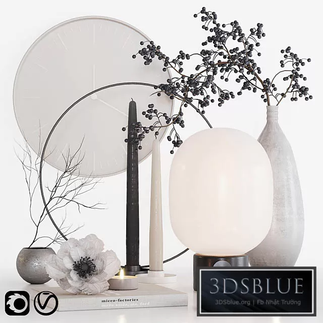 DECORATION – DECORATIVE SET – 3DSKY Models – 3524