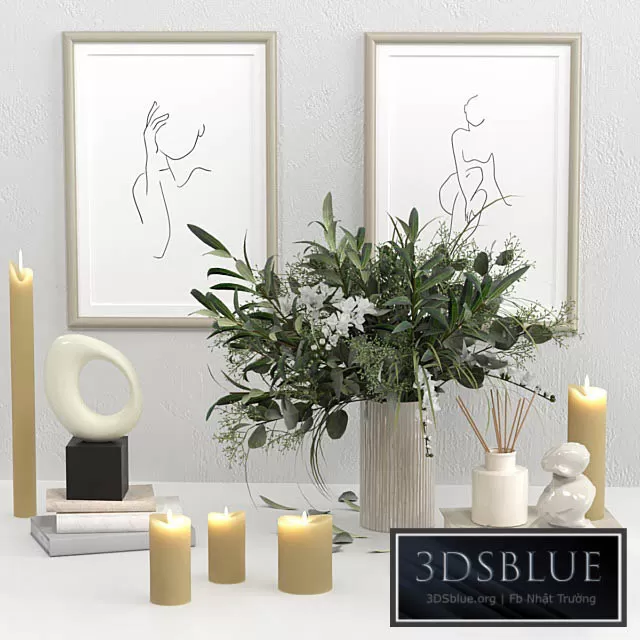 DECORATION – DECORATIVE SET – 3DSKY Models – 3532