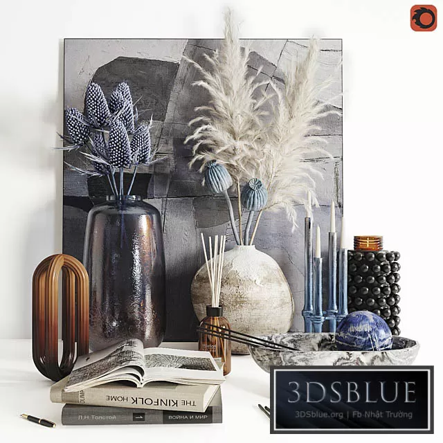 DECORATION – DECORATIVE SET – 3DSKY Models – 3545