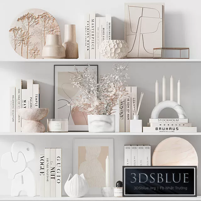 DECORATION – DECORATIVE SET – 3DSKY Models – 3556