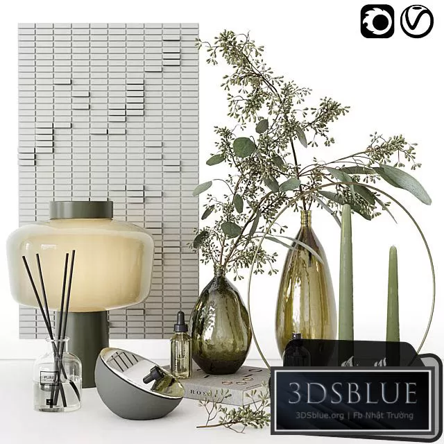 DECORATION – DECORATIVE SET – 3DSKY Models – 3562