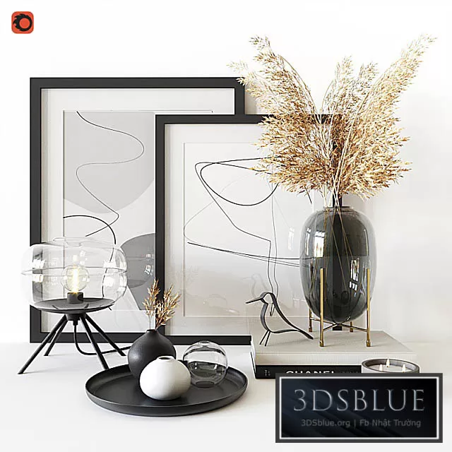 DECORATION – DECORATIVE SET – 3DSKY Models – 3570