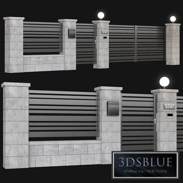 ARCHITECTURE – FENCE – 3DSKY Models – 385
