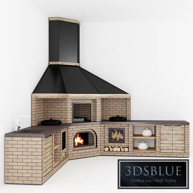 ARCHITECTURE – BABECUE & GRILL – 3DSKY Models – 44