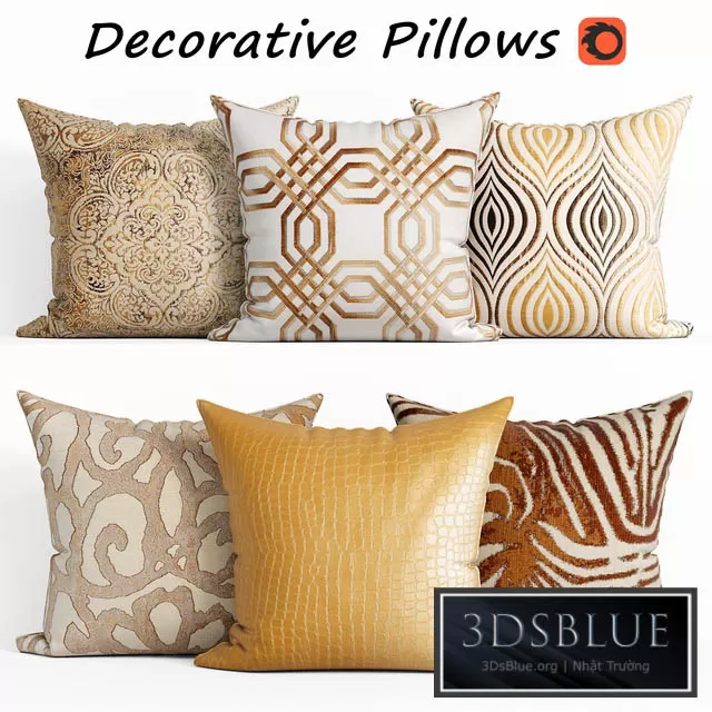 DECORATION – PILLOWS – 3DSKY Models – 4670