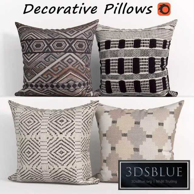DECORATION – PILLOWS – 3DSKY Models – 4672