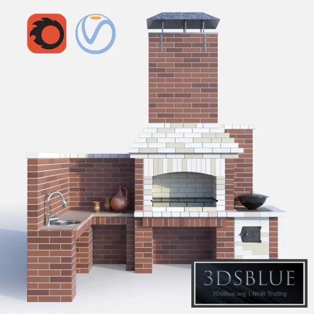 ARCHITECTURE – BABECUE & GRILL – 3DSKY Models – 56