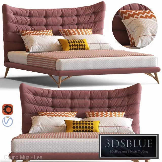 FURNITURE – BED – 3DSKY Models – 6009 FURNITURE – BED – 3DSKY Models – 6009