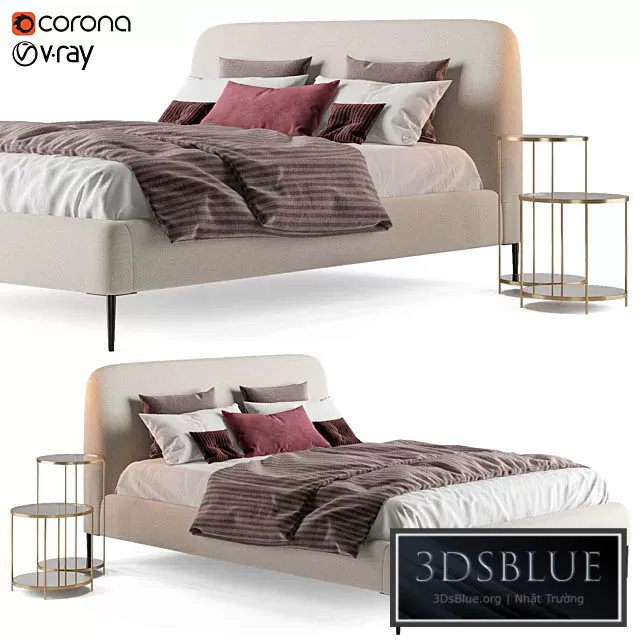 FURNITURE – BED – 3DSKY Models – 6244