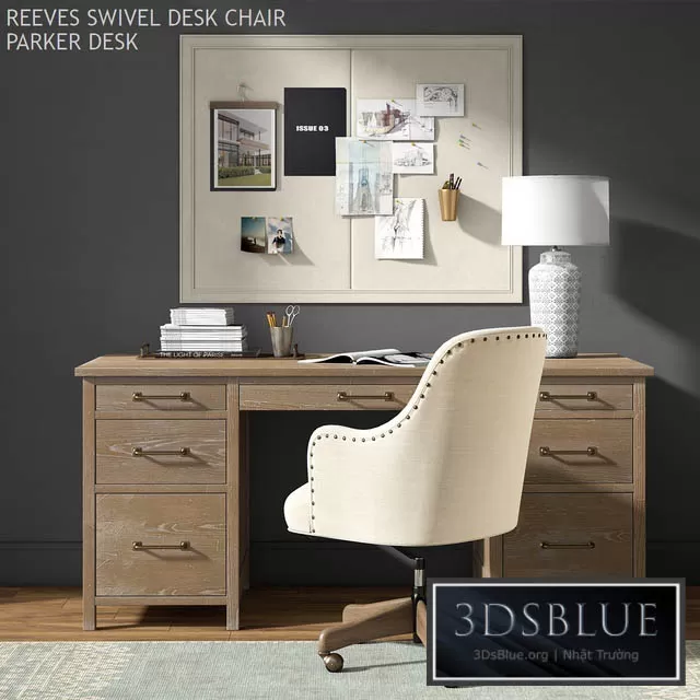 FURNITURE – DESK – 3DSKY Models – 7222
